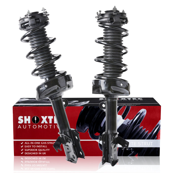 Shoxtec Front Complete Struts fits 2007-2014 Honda CR-V Coil Spring Assembly Shock Absorber Repl. Part no. 272492 272491