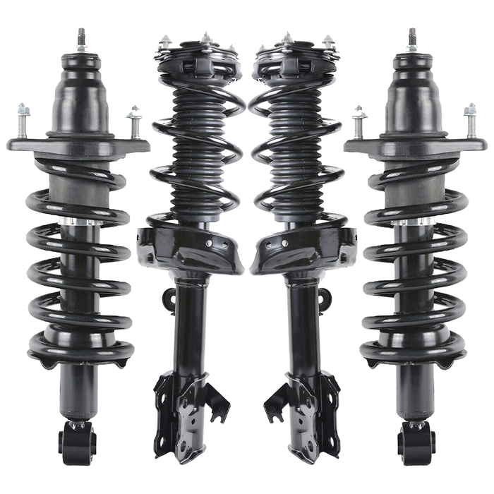 Shoxtec Full Set Complete Struts fits 2007-2011 Honda CR-V Coil Spring Assembly Shock Absorber Repl. Part no. 272492 272491 172497L 172497R