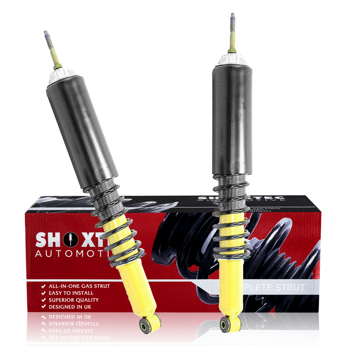 Shoxtec Amortiguador trasero de repuesto para Ford E-350 Econoline 1975-1991, repuesto para Ford E-350 Ecoline Club Wagon 1977-1991, Repl No. 555020