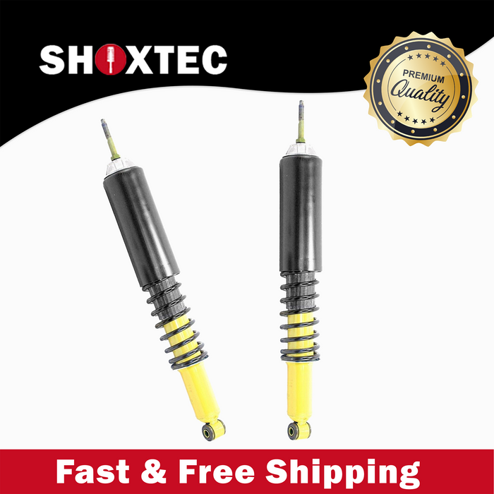 Shoxtec Amortiguador trasero de repuesto para Ford E-350 Econoline 1975-1991, repuesto para Ford E-350 Ecoline Club Wagon 1977-1991, Repl No. 555020