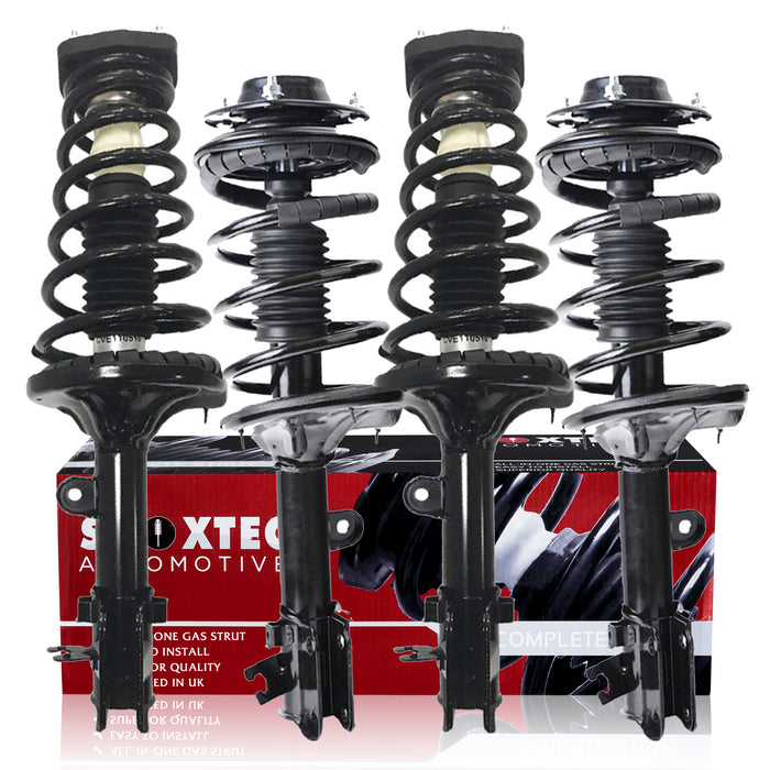 Shoxtec Full Set Complete Struts Assembly fits for 2005-2009 Hyundai Tucson; 2005 -2010 Kia Sportage; Coil Spring Shock Absorber Kits Repl. 172222 172221 172219 172220