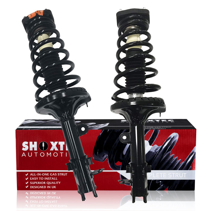 Shoxtec Rear Complete Struts Assembly fits for 2005-2009 Hyundai Tucson; 2005 -2010 Kia Sportage; Coil Spring Shock Absorber Kits Repl. 172222 172221