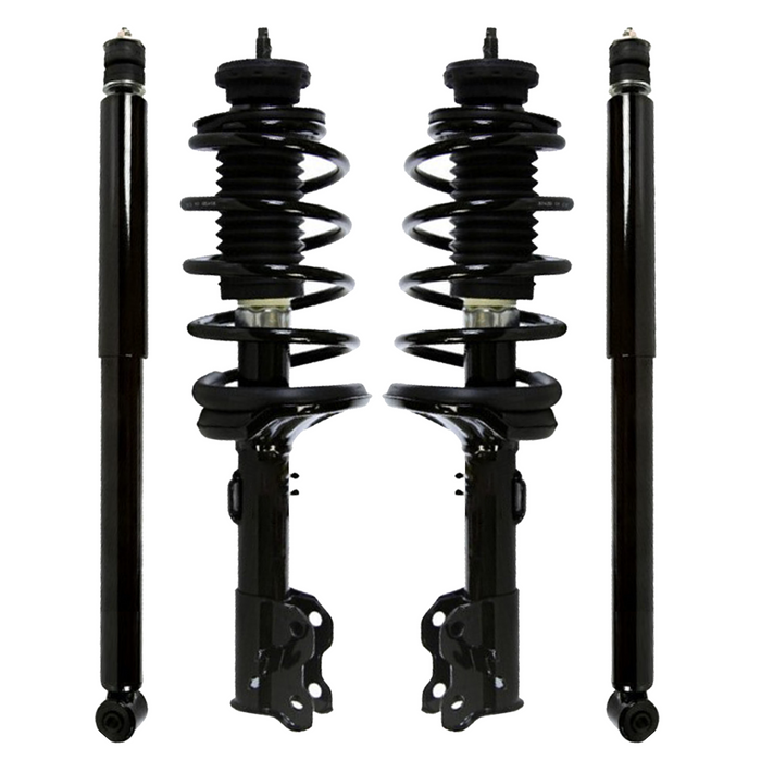 Shoxtec Full Set Complete Strut Shock Absorbers Replacement for 04-11 Chevrolet Aveo; Replacement for 07-11 Chevrolet Aveo5 Replacement for 09-10 Pontiac G3 Replacement for 05-08 Pontiac Wave