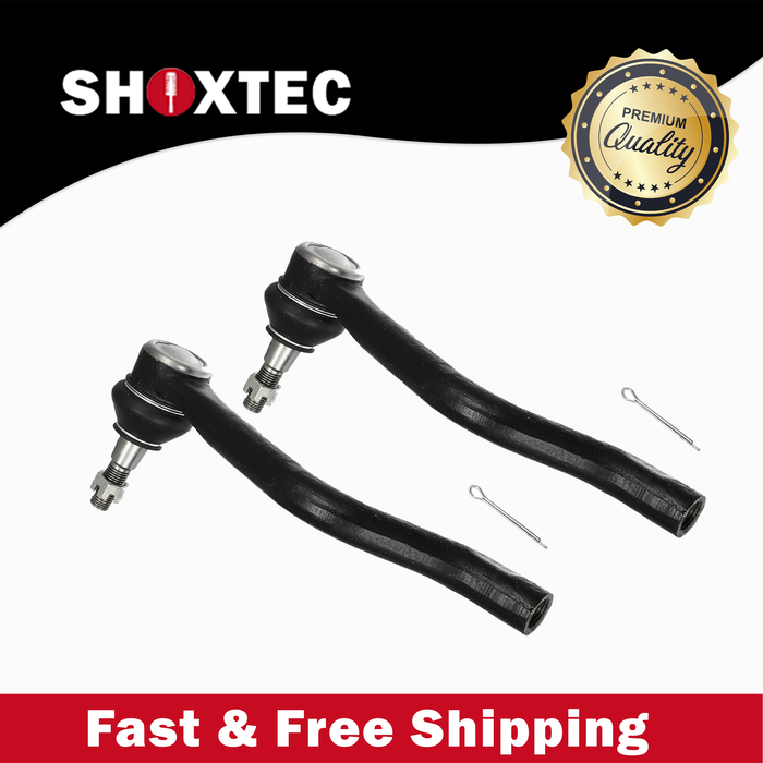 Shoxtec Outer Tie Rod End 2pc Passenger Side and Driver Side Replacement for 13 Infiniti FX37 14 Infiniti QX70 07-13 Nissan Altima 09-14 Nissan Maxima 09-14 Nissan Murano