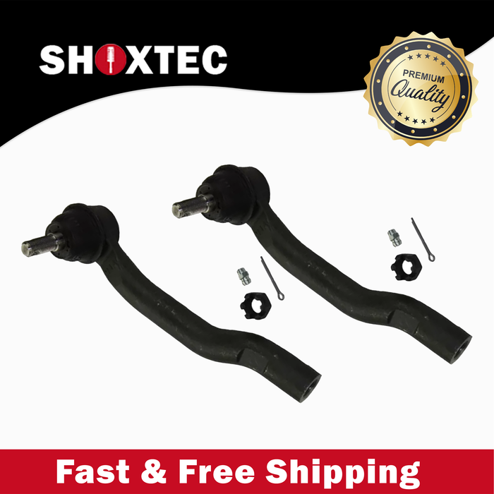 Shoxtec Outer Tie Rod End 2pc Passenger Side and Driver Side Replacement for 2013-2018 Toyota Avalon 2012-2017 Toyota Camry