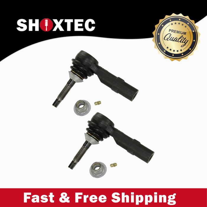 Shoxtec Outer Tie Rod End 2pc Replacement for 11-19 Ford Explorer 16-19 Ford Flex 13-19 Ford Police Interceptor Sedan Utility 14-18 Ford Special Service Police Sedan 13-19 Lincoln MKT