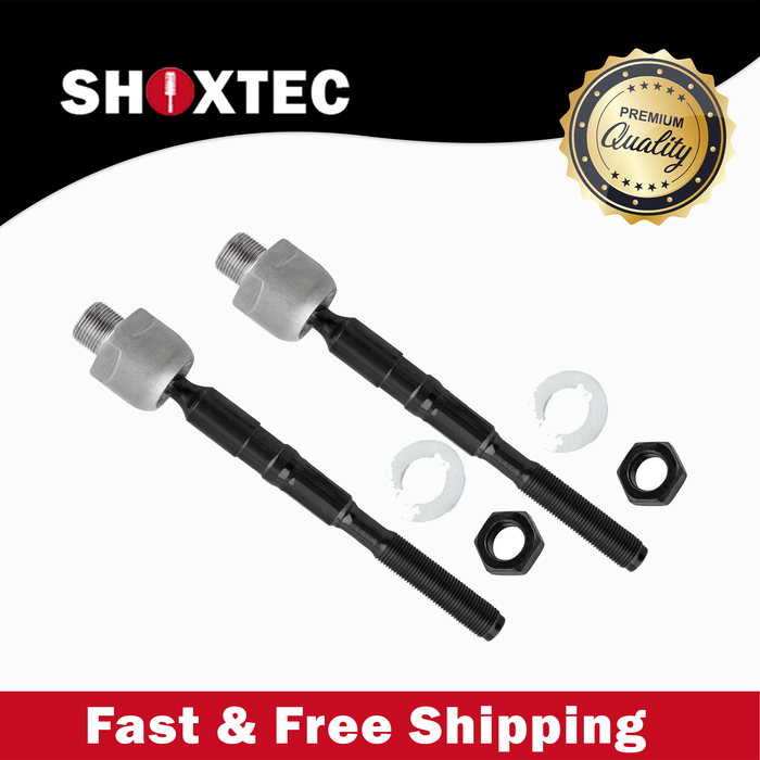 Shoxtec Front Inner Tie Rod End 2pc Passenger Side Driver Side Replacement for 07-14 Ford Edge 07-15 Lincoln MKX Repl. No EV800576