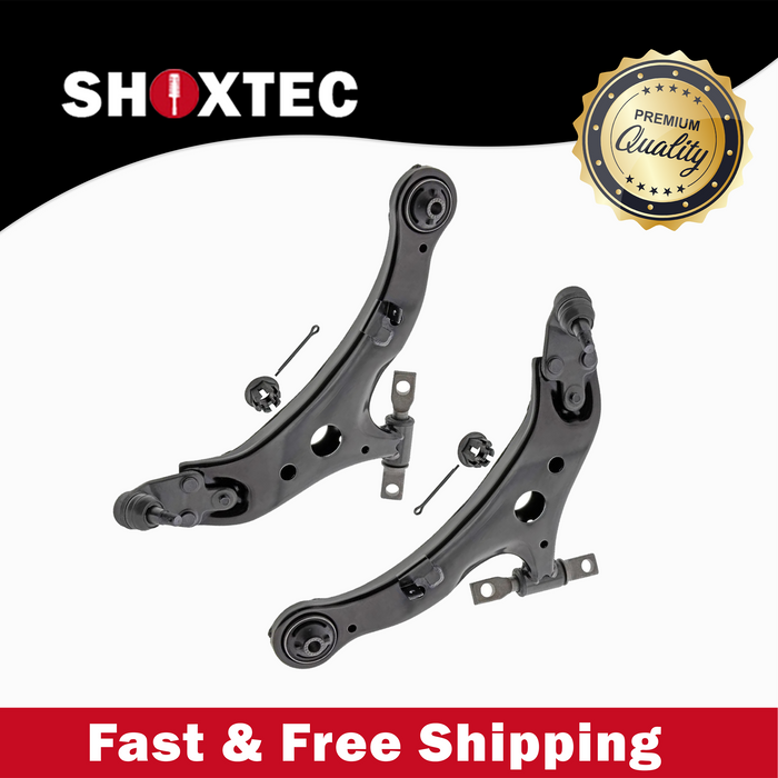 Shoxtec Front Lower Control Arm and Ball Joints Assembly 2pc Passenger Side and Driver Side Replacement for 13-18 Lexus ES300h 07-18 Lexus ES350 05-18 Toyota Avalon 07-17 Toyota Camry