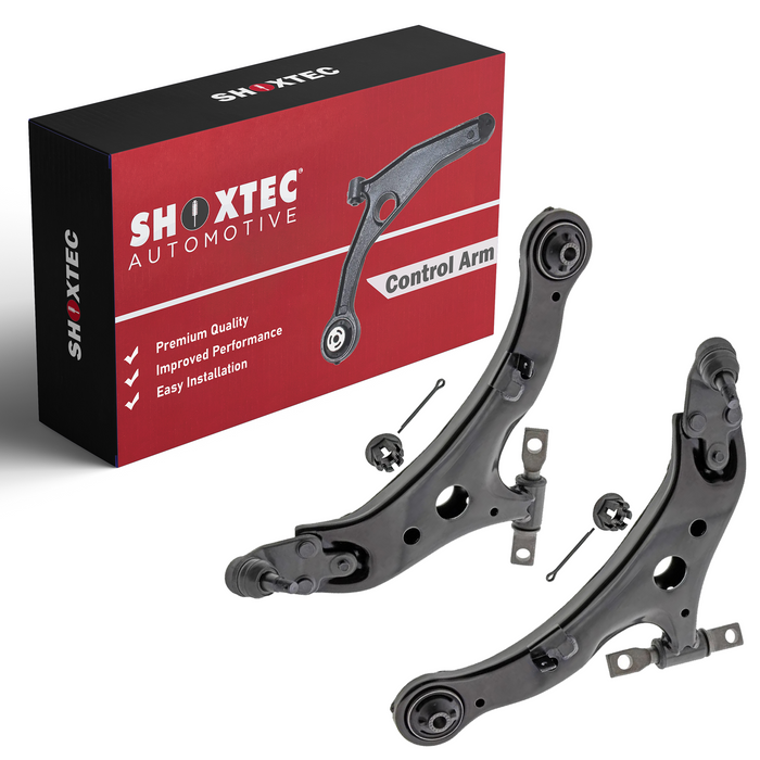 Shoxtec Front Lower Control Arm and Ball Joints Assembly 2pc Passenger Side and Driver Side Replacement for 13-18 Lexus ES300h 07-18 Lexus ES350 05-18 Toyota Avalon 07-17 Toyota Camry