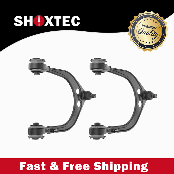 Shoxtec Front Upper Control Arms and Ball Joints Assembly 2pc Passenger Side and Driver Side Replacement for 09-20 Chrysler 300 11-20 Dodge Challenger 09-20 Dodge Charger