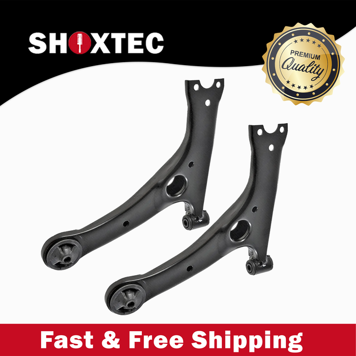 Shoxtec Front Lower Control Arms 2pc Passenger Side and Driver Side Replacement for 09-10 Pontiac Vibe 09-13 Toyota Corolla 09-14 Toyota Matrix