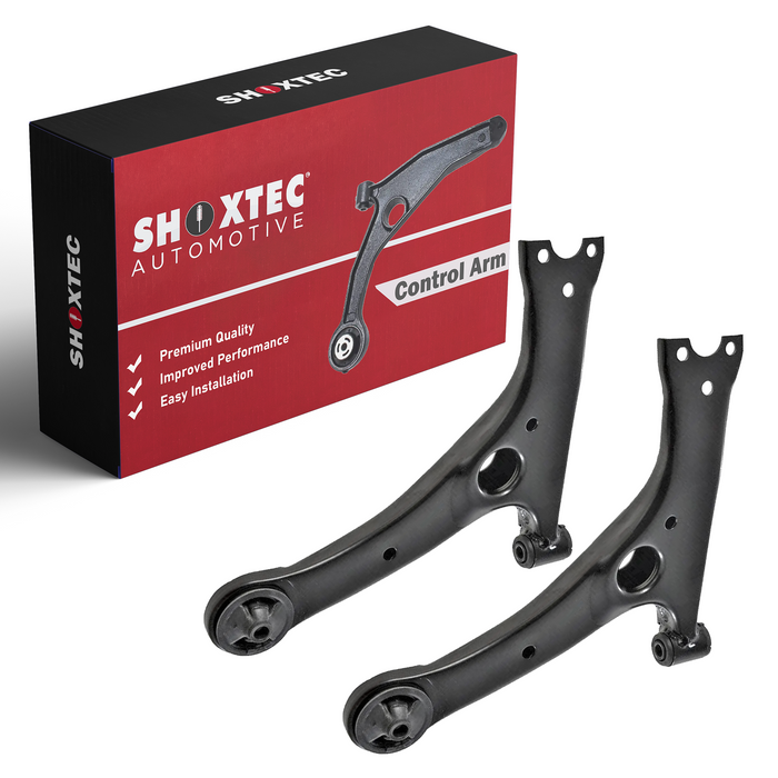Shoxtec Front Lower Control Arms 2pc Passenger Side and Driver Side Replacement for 09-10 Pontiac Vibe 09-13 Toyota Corolla 09-14 Toyota Matrix