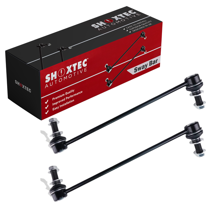 Shoxtec Stabilizer Sway Bar End Link 2pc Front Sway Bars Passenger Side and Driver Side Replacement for 11-19 Ford Explorer 13-19 Ford Police Interceptor Utility Repl. No K750617 K750616