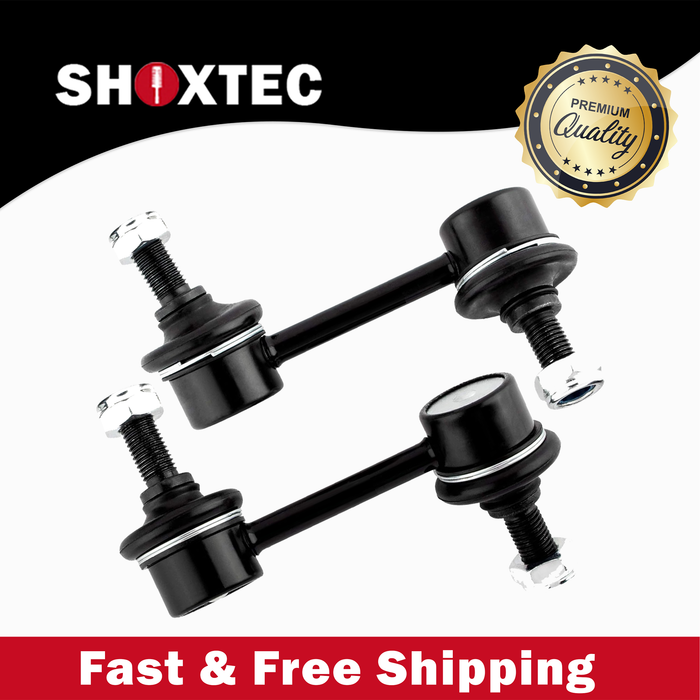Shoxtec Stabilizer Sway Bar End Link 2pc Front Sway Bars Replacement for 04-14 Acura TSX 03-12 Honda Accord 10-11 Honda Accord Crosstour 12-15 Honda Crosstour Repl No. K90456 K90457