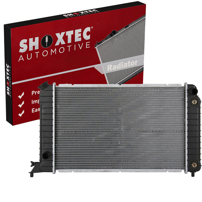 Shoxtec Aluminum Core Radiator Replacement for 97-05 Chevrolet LUV 94-03 Chevrolet S10 94-03 GMC Sonoma 96-00 Isuzu Hombre CU1531