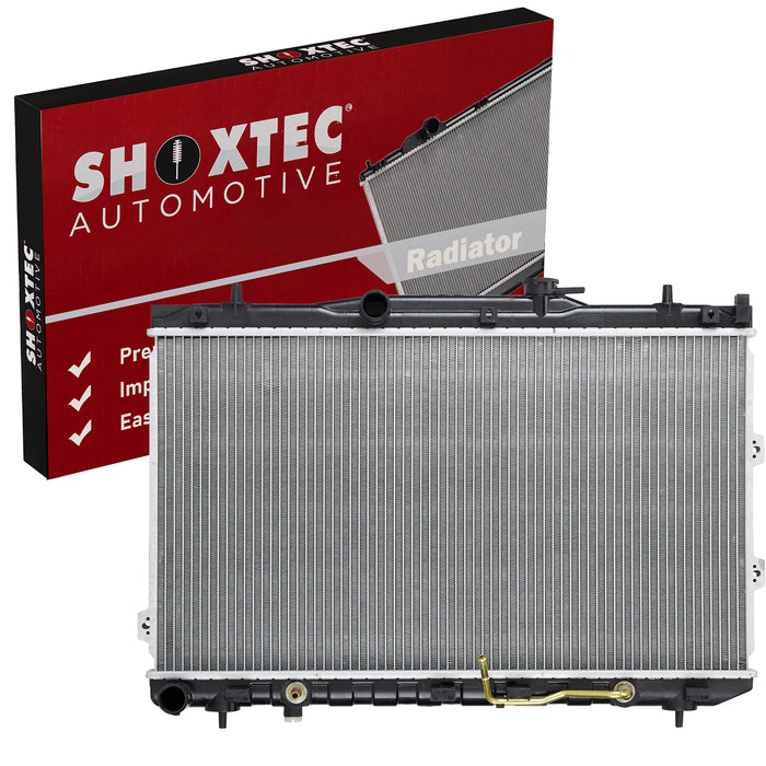 Shoxtec Aluminum Core Radiator Replacement for 2004-2009 Kia Spectra 2005-2009 Kia Spectra5 Repl No. CU2784