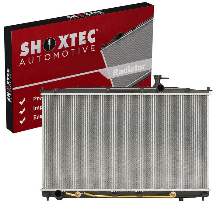 Shoxtec Reemplazo del radiador de núcleo de aluminio para Hyundai Santa Fe 2007-2009 Repl No. CU2997
