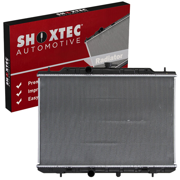 Shoxtec Aluminum Core Radiator Replacement for 2008-2015 Nissan Rougue L4 2.5L Repl No. CU13047