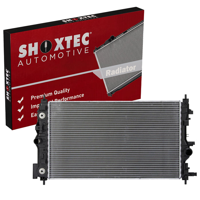 Shoxtec Aluminum Core Radiator Replacement for 2010-2016 Chevrolet Cruze Repl No. CU13197