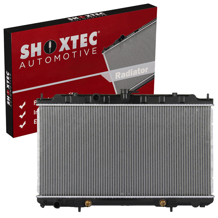 Shoxtec Reemplazo del radiador de núcleo de aluminio para Nissan Sentra L4 2001-2006 1.8L Repl No.CU2346