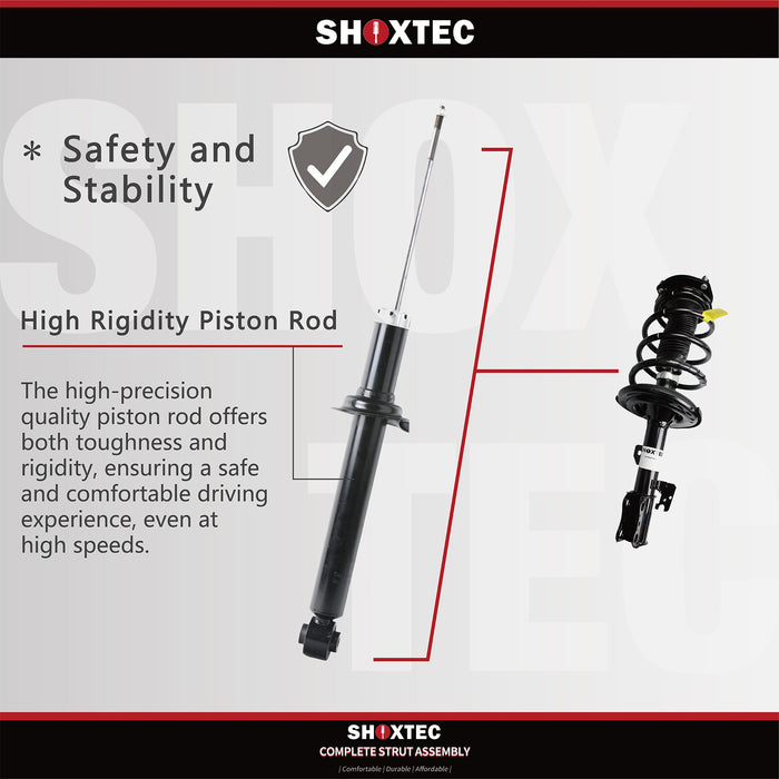 Shoxtec Rear Shock Absorber Replacement for 2007 - 2013 Mitsubishi Outlander Repl. Part No.37310